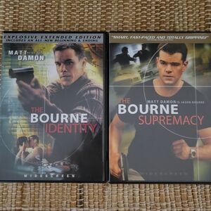 Bourne Identity & Bourrne Supremacy DVDS